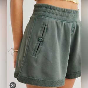 Aerie NWT high waisted chillax fleece shorts